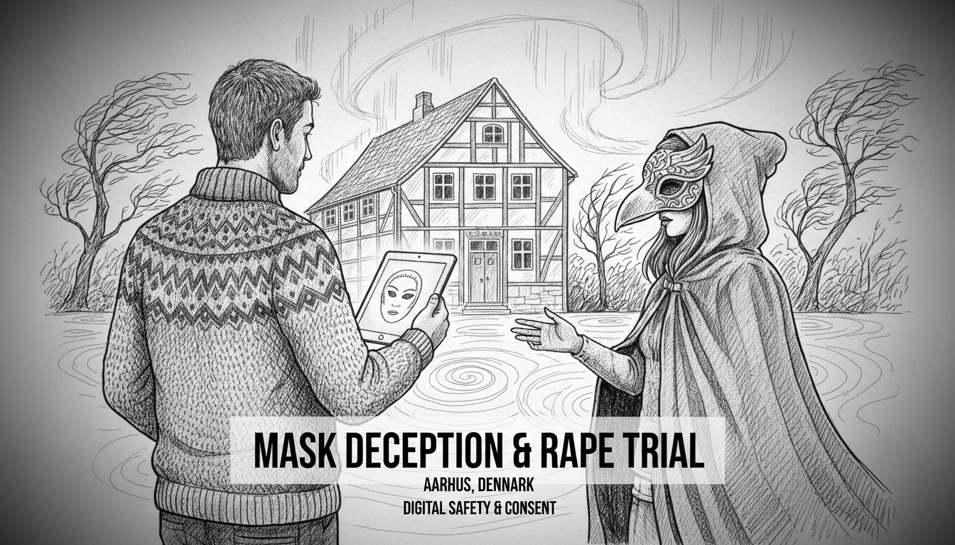 Danish Man Faces Trial in Aarhus Over Mask Deception and Rape Charges
