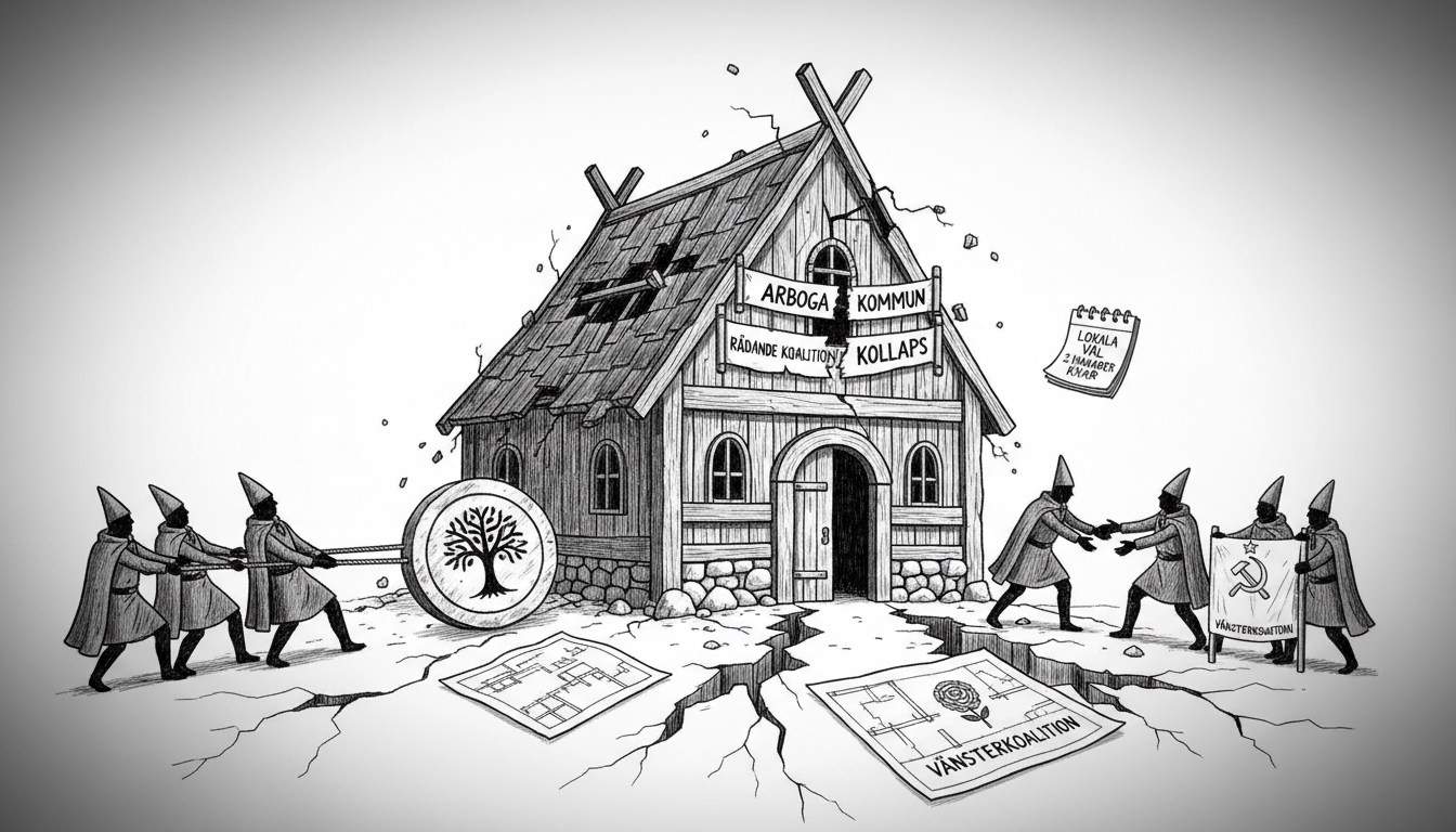 Arboga's Ruling Coalition Collapses as Center Party Switches Sides