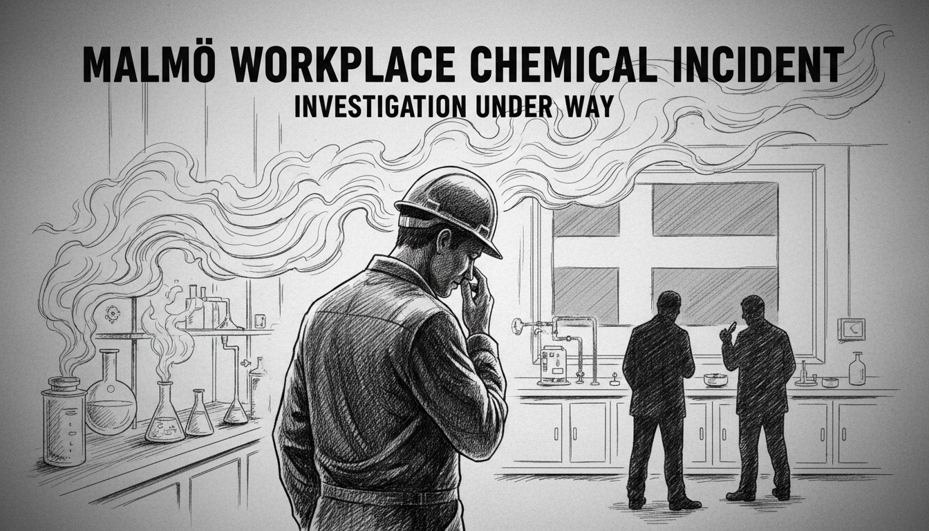 Chemical Exposure Incident at Malmö Workplace Under Investigation