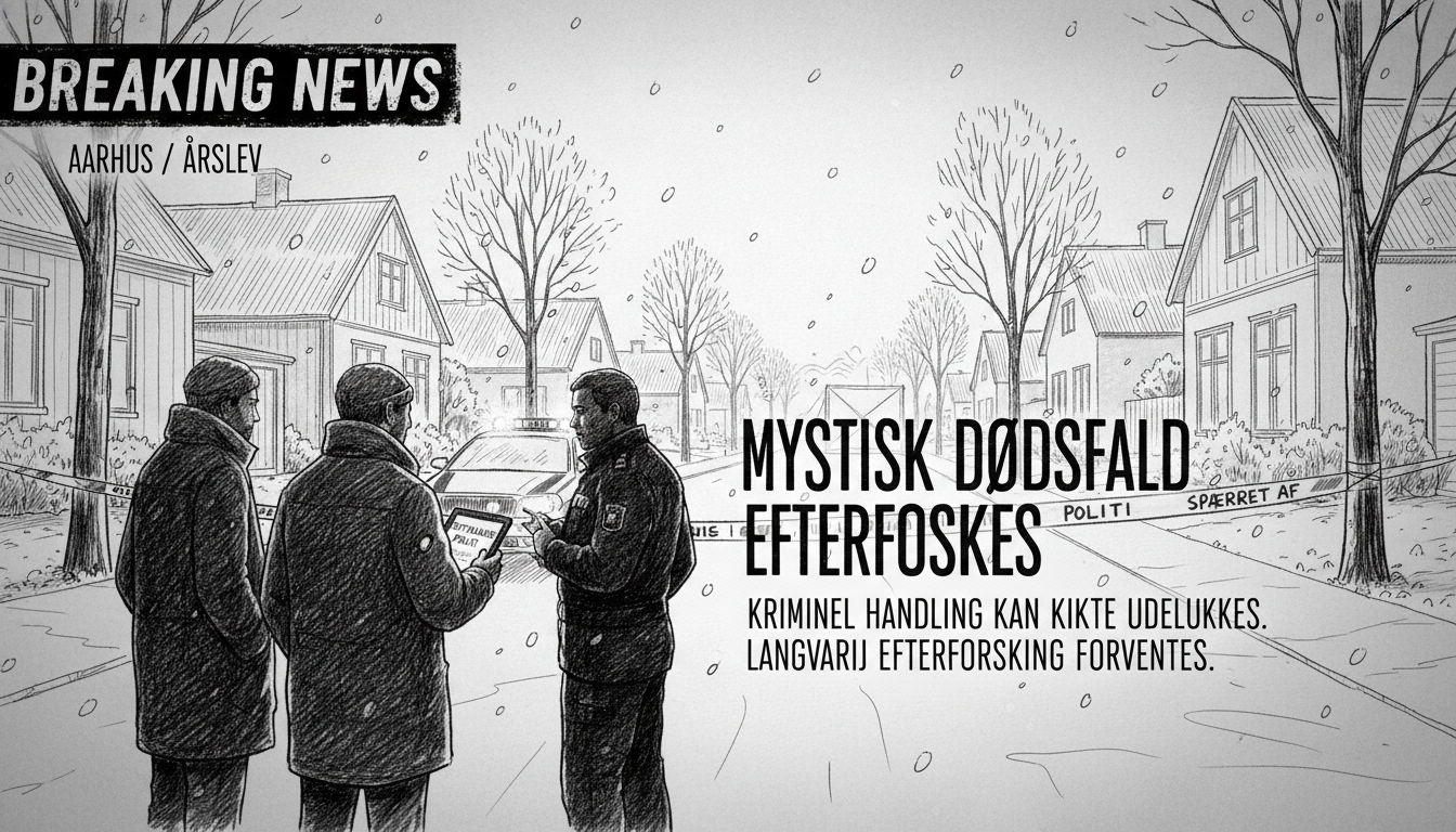 Police Investigate Suspicious Death in Aarhus Neighborhood