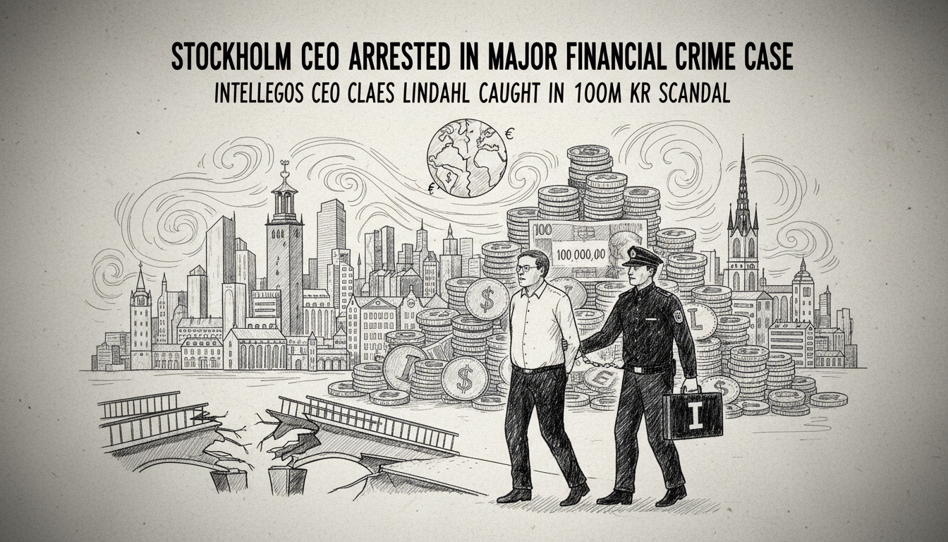 Stockholm CEO Arrested in Major Financial Crime Case