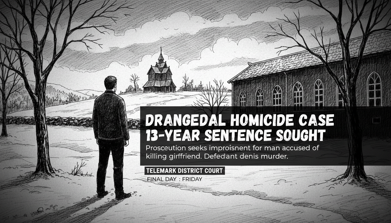 Prosecution Seeks 13-Year Sentence in Drangedal Homicide Case
