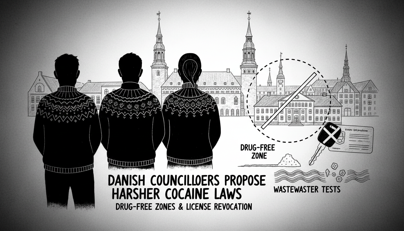 Three Danish Councillors Propose Stricter Cocaine Penalties
