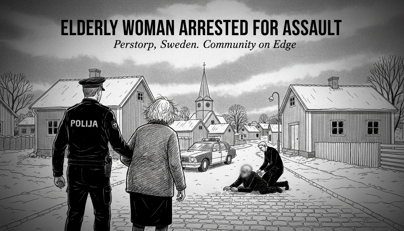 Elderly Woman Arrested for Assault in Southern Swedish Town