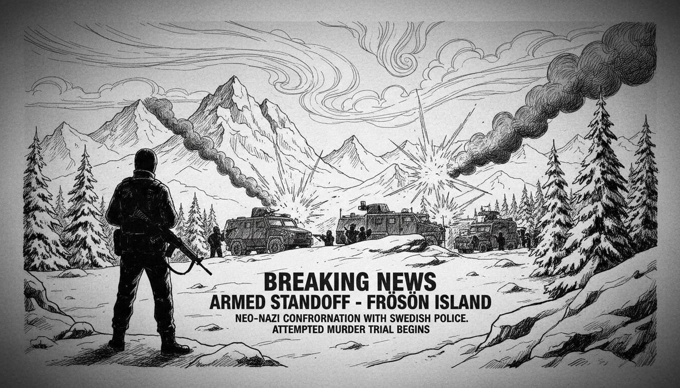 Armed Confrontation on Frösön Island After Man Demands Shootout With Police