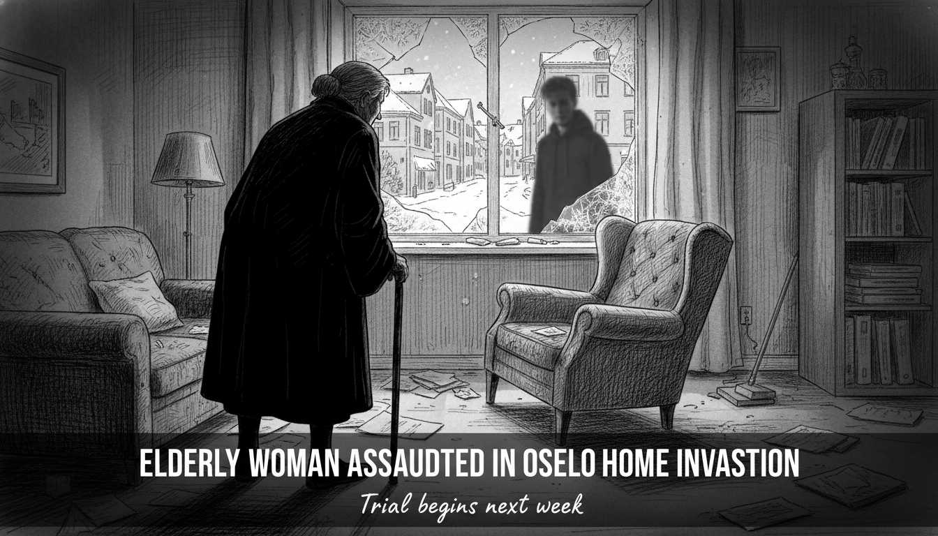 Elderly Woman Assaulted in Oslo Home Invasion