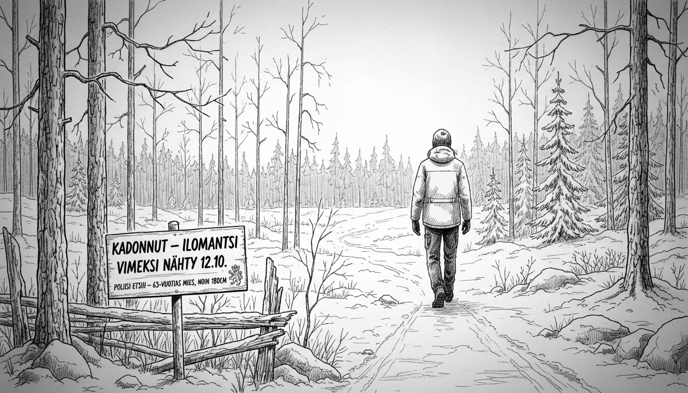 Police Search for Missing 63-Year-Old Man in Eastern Finland