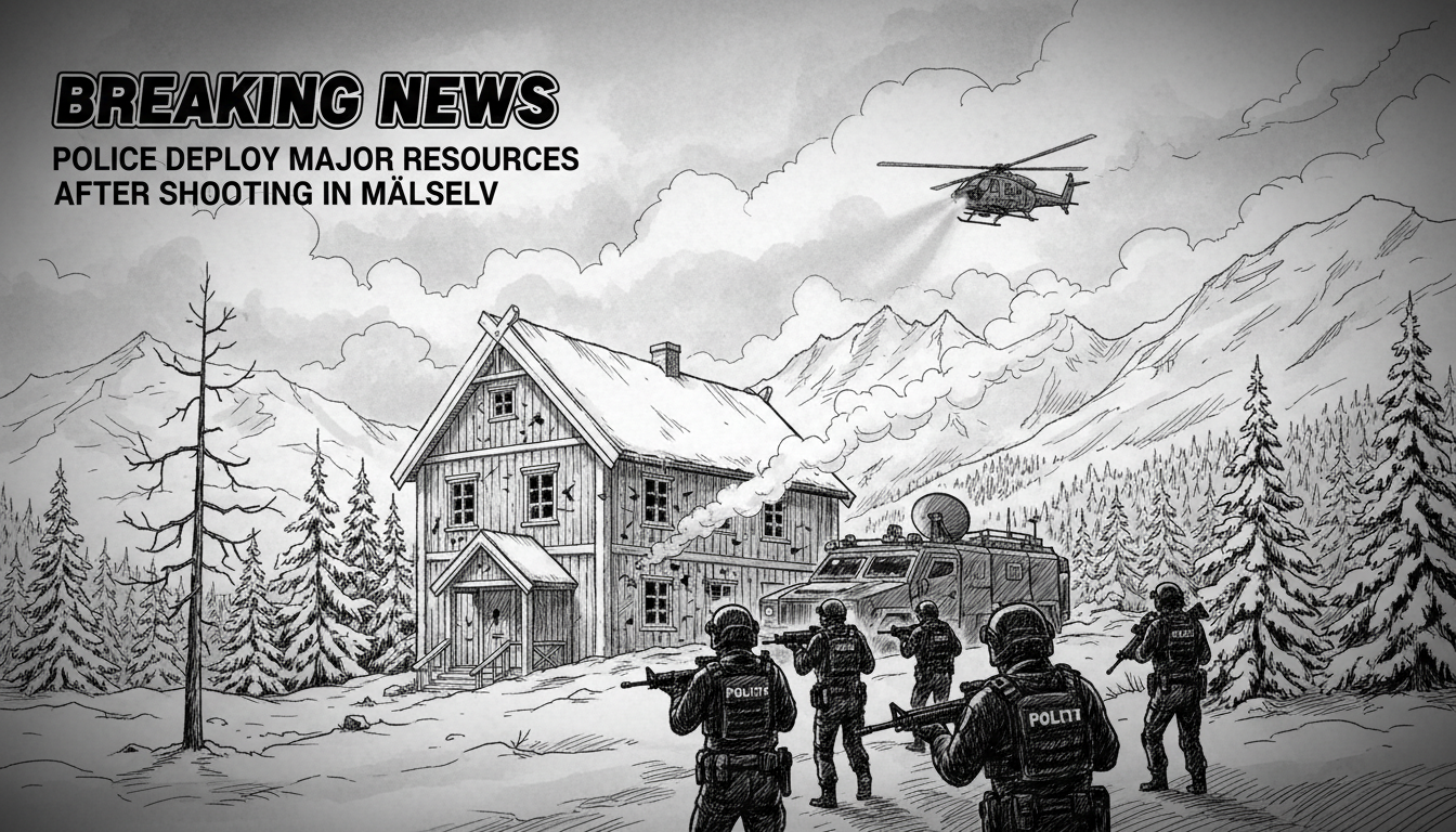 Police Deploy Major Resources After Shooting in Målselv