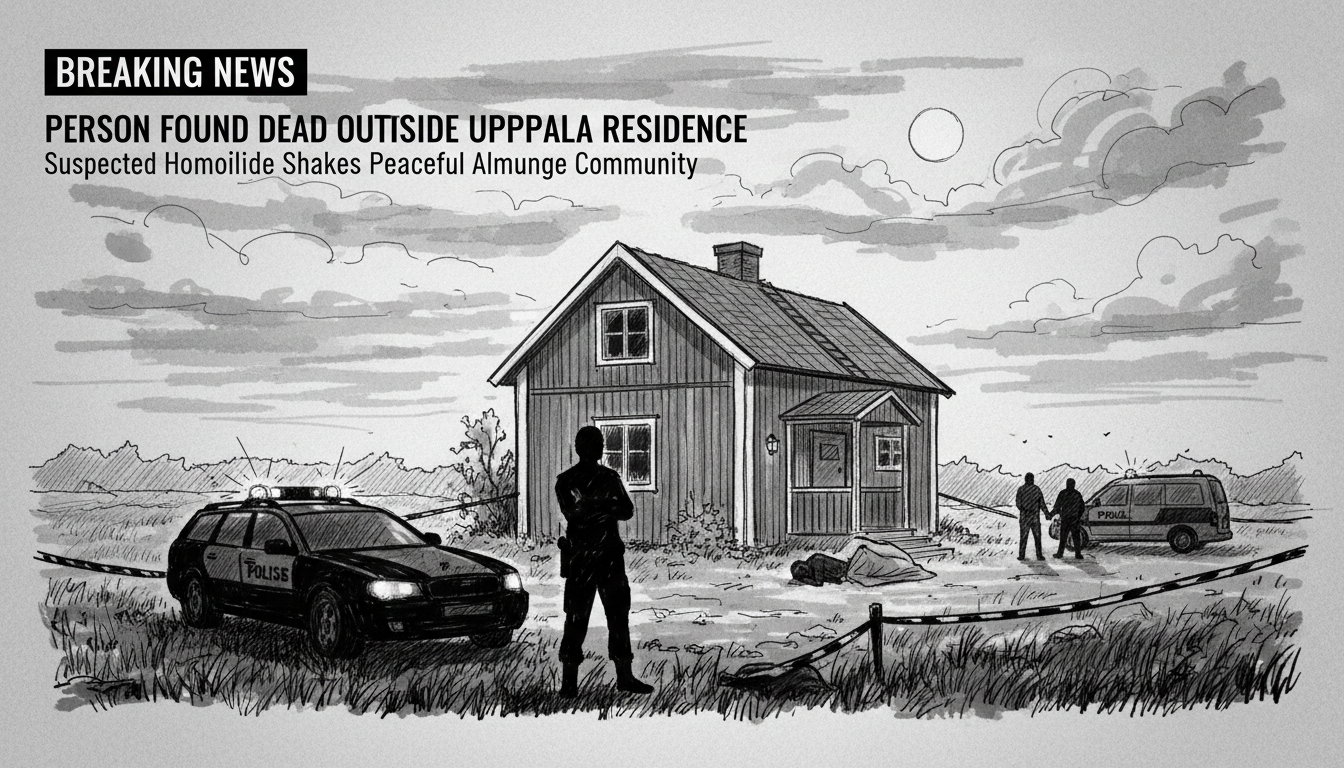 Person Found Dead Outside Uppsala Residence