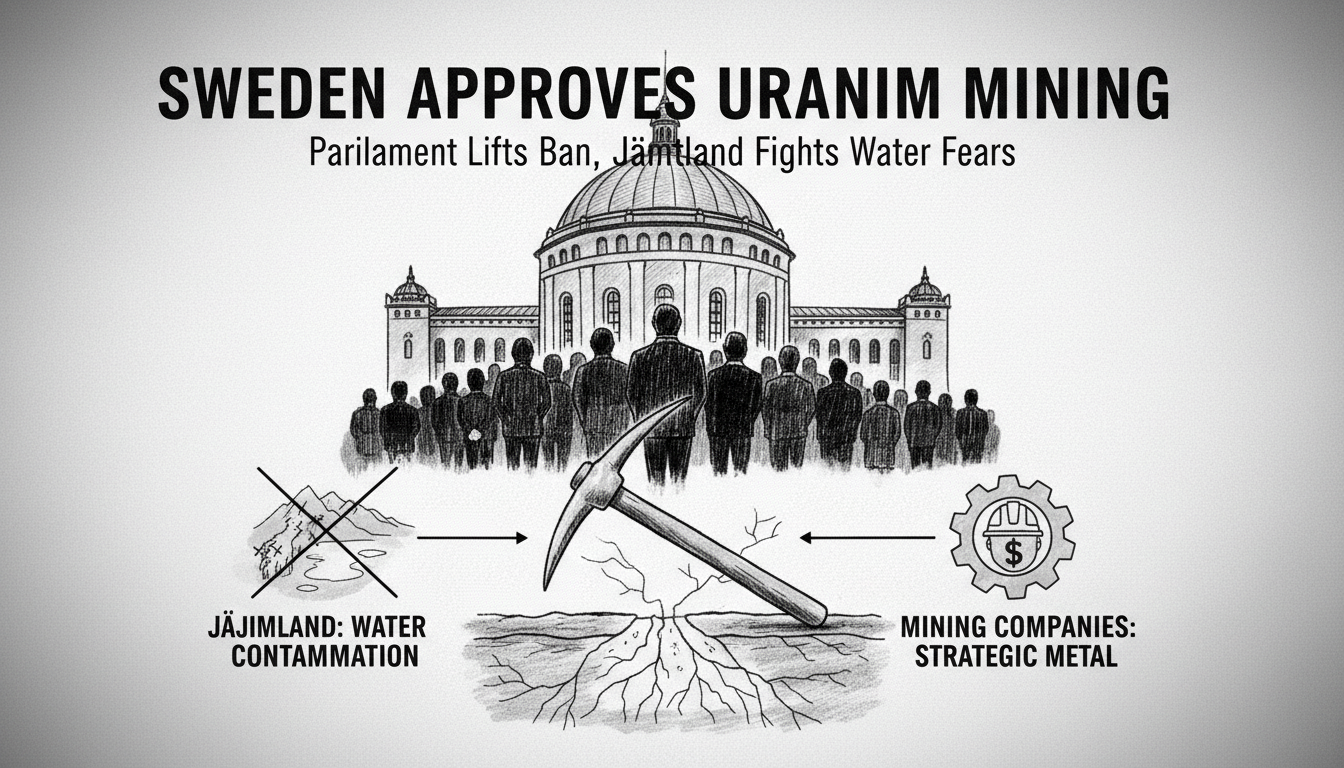 Swedish Parliament Approves Uranium Mining After Long Ban