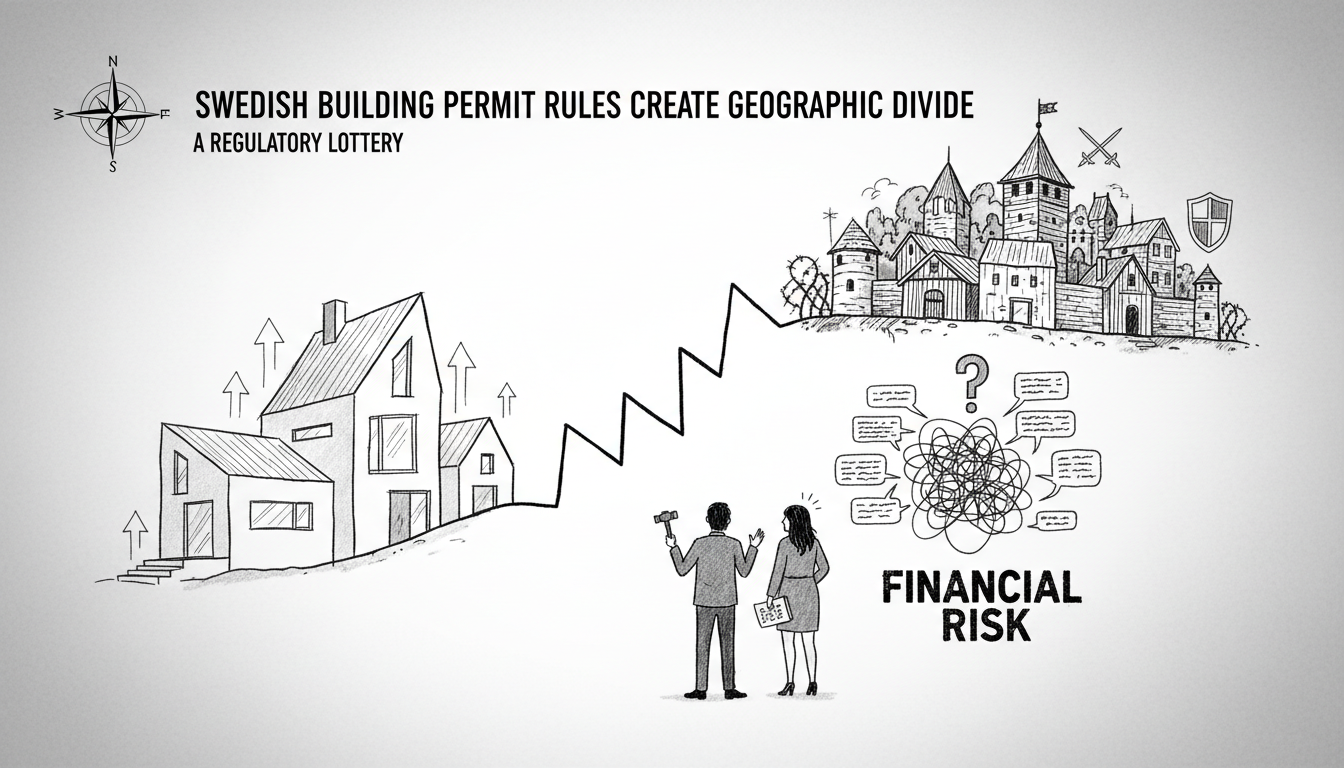 New Swedish Building Permit Rules Create Geographic Divide