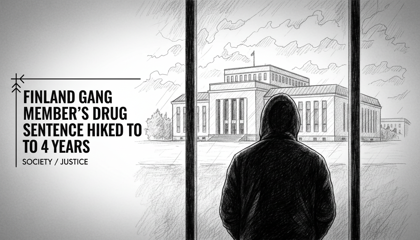 Finland Gang Member's Drug Sentence Hiked to 4 Years