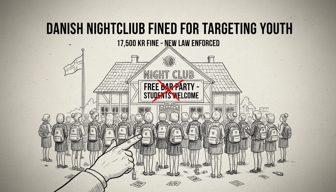 Danish Nightclub Fined for Alcohol Ads Targeting Boarding School Students