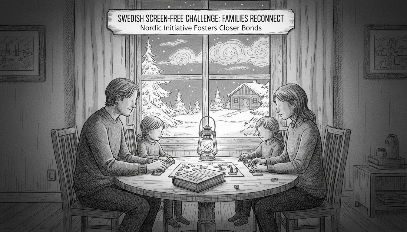 Swedish School's Screen-Free Challenge Brings Families Closer
