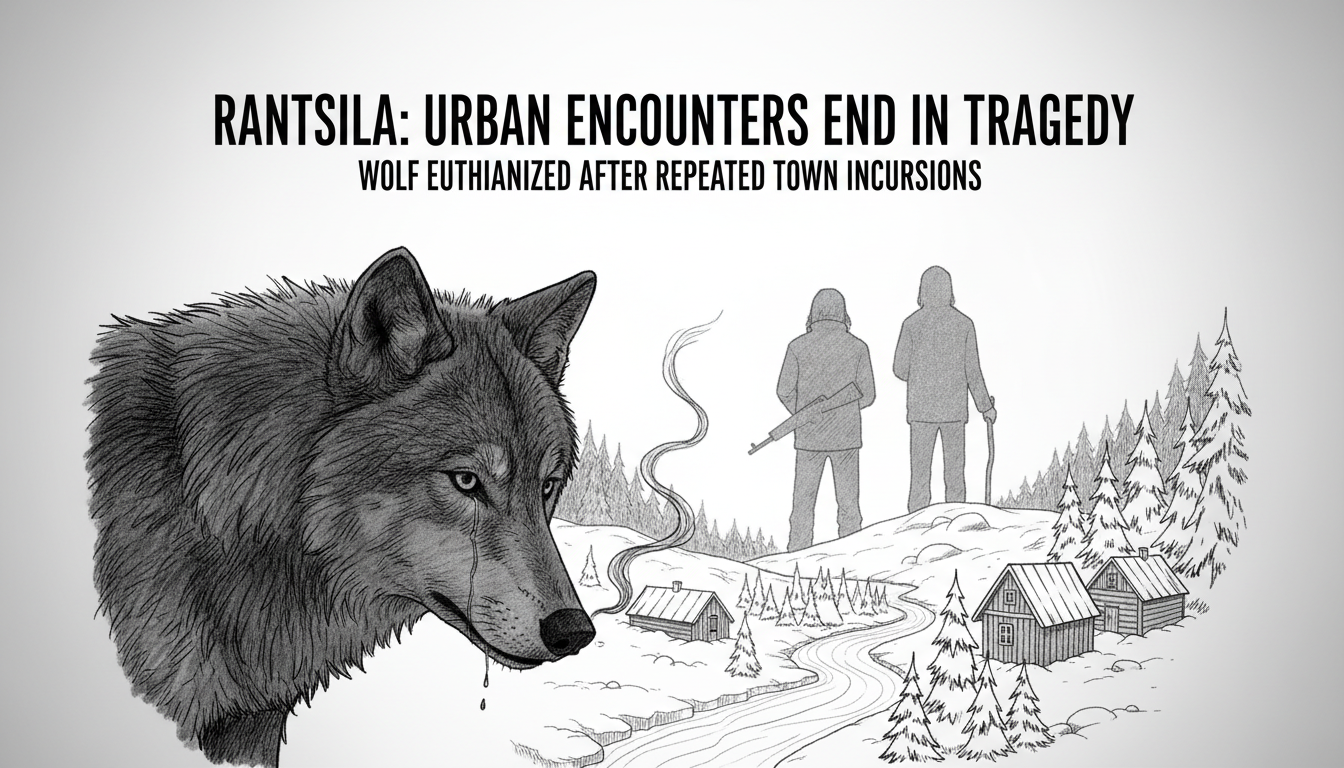 Wolf Shot in Rantsila After Repeated Urban Encounters