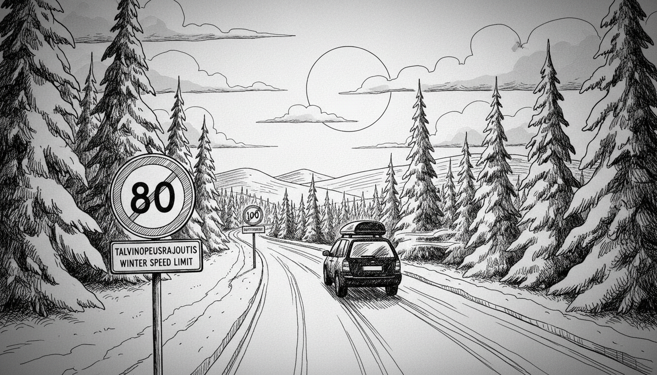 Finland Shifts to Winter Speed Limits on Roads