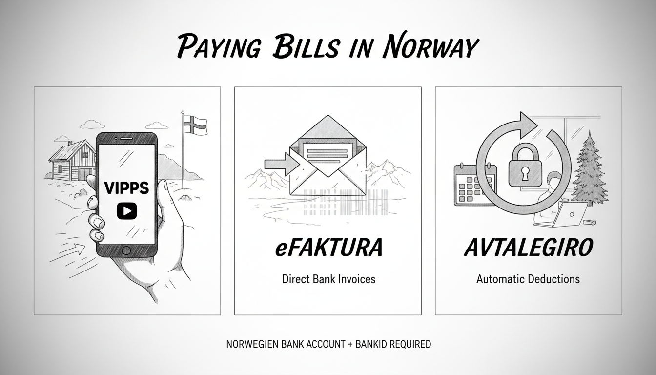 Paying Bills in Norway: A Guide to Vipps, eFaktura, and AvtaleGiro