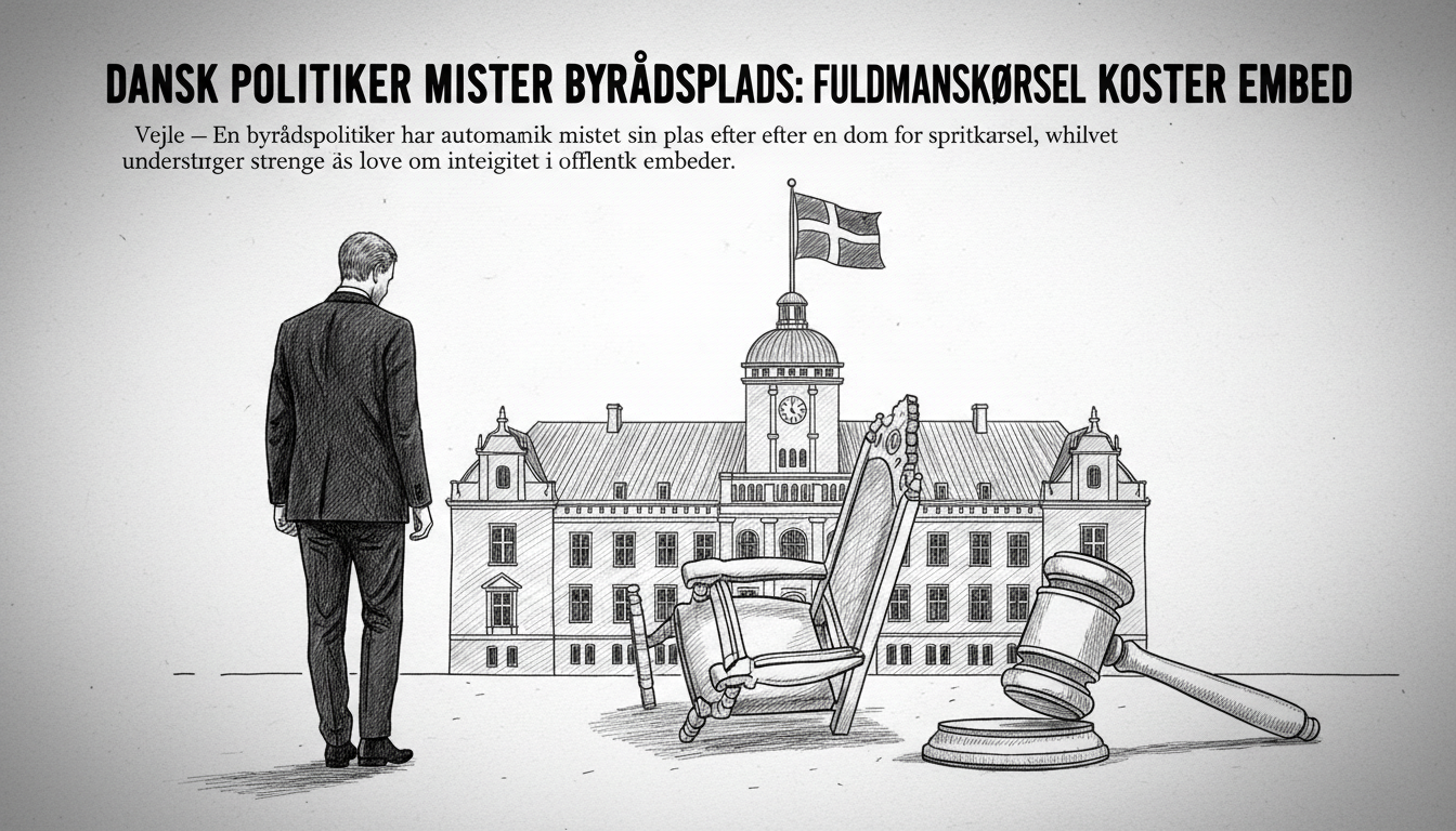 Danish Politician Loses Council Seat After Drunk Driving Conviction