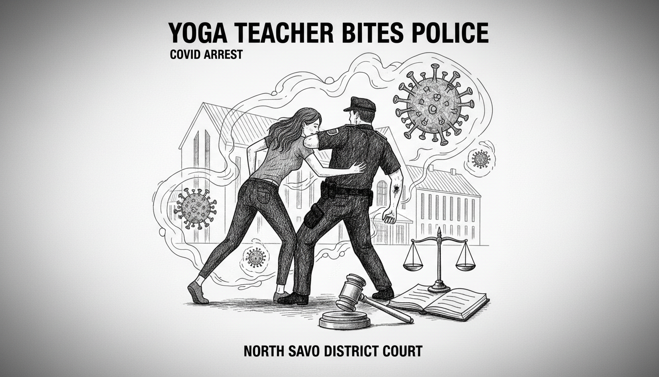 Yoga Teacher Bites Police Officer During COVID Arrest