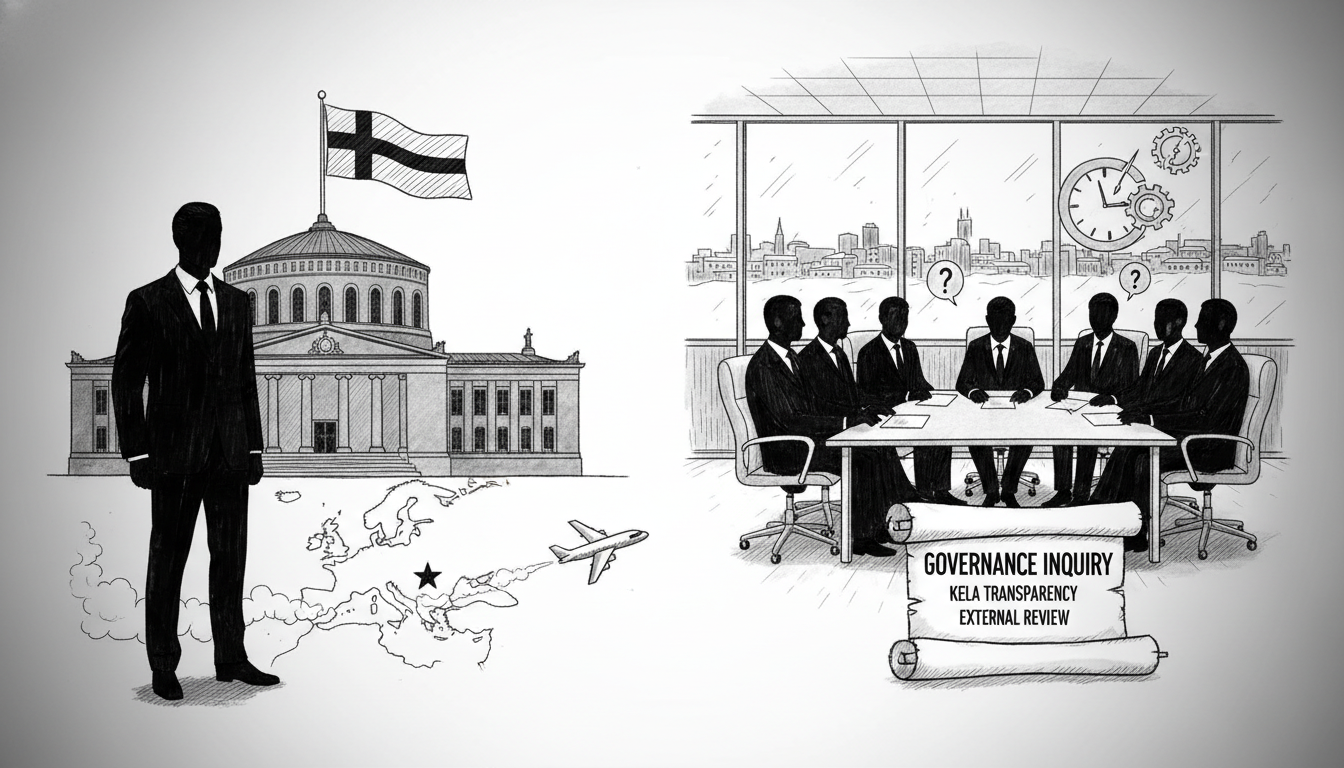 Kela Director's Simultaneous Sick Leave and Brussels Trip Sparks Governance Inquiry