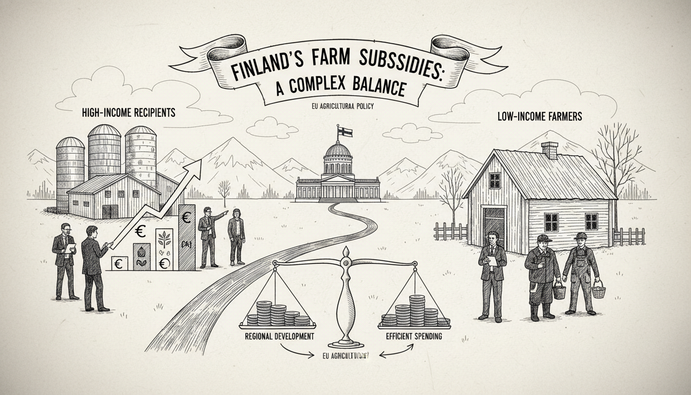 Finland's Top Farm Subsidy Recipients Reveal Surprising Distribution
