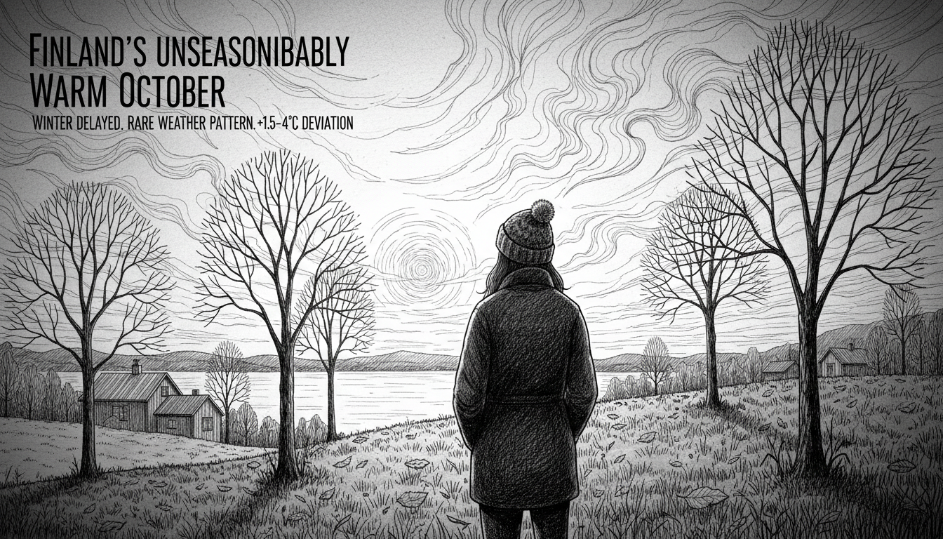 Finland Experiences Exceptionally Warm October Weather Pattern