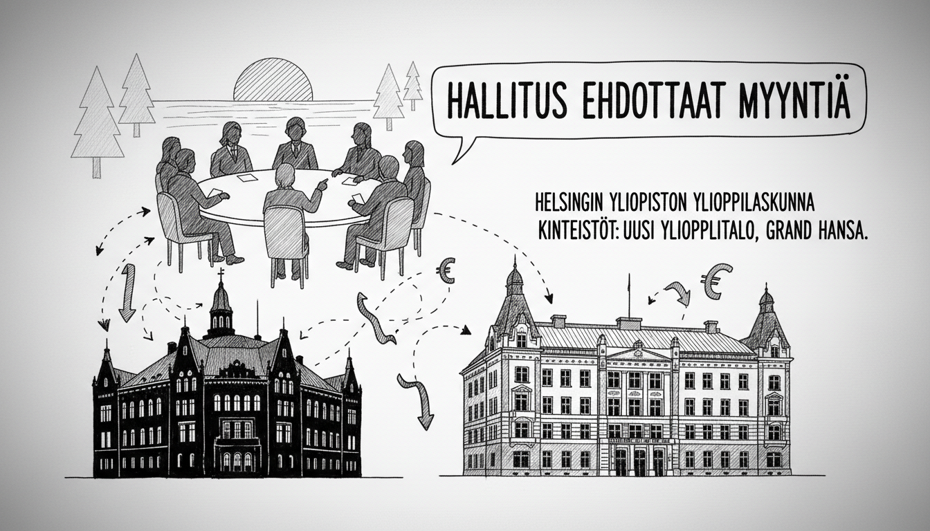 University of Helsinki Student Union Considers Major Property Sales