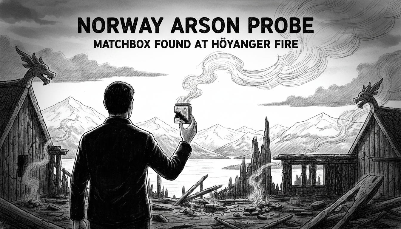 Norway Arson Probe: Matchbox Found at Høyanger Fire