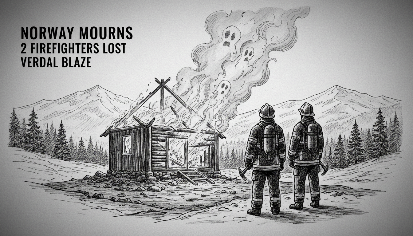 Norway Mourns 2 Firefighters Lost in Verdal Blaze
