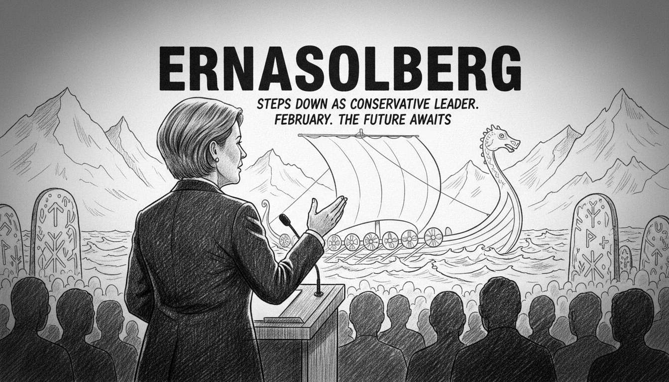 Erna Solberg Announces Decision to Step Down as Conservative Leader