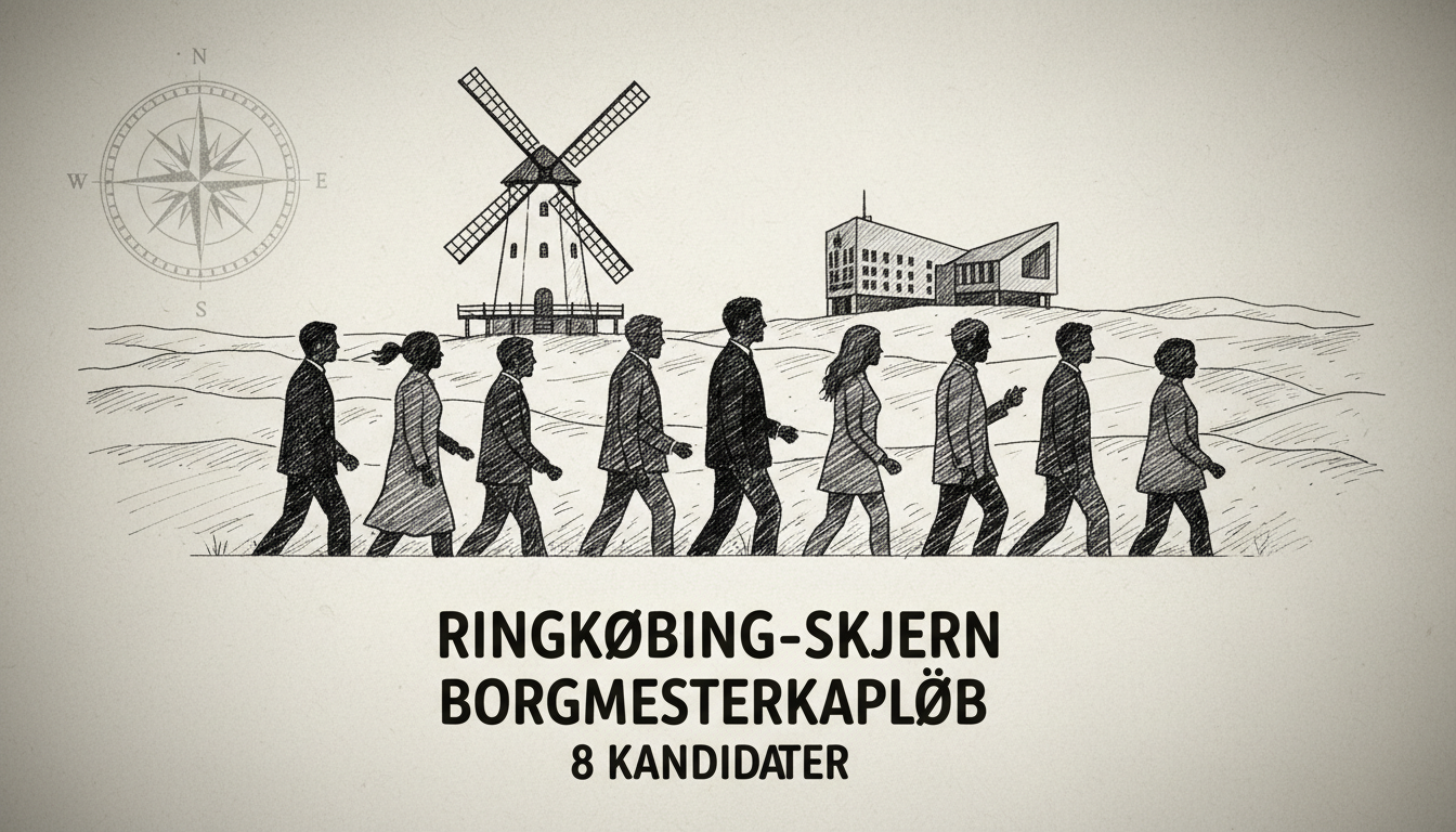 Eight Candidates Compete for Mayor Position in Danish Municipality