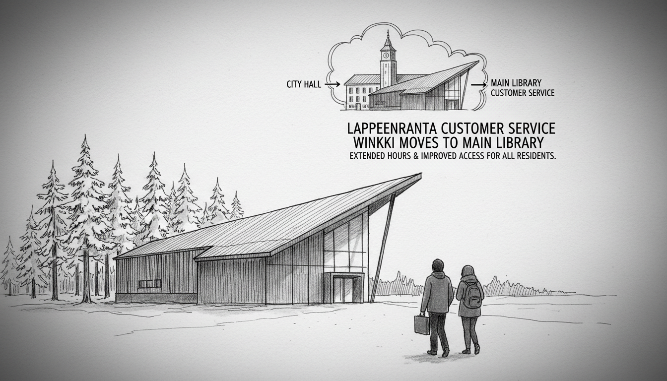 Lappeenranta Customer Service Winkki Moves to Main Library