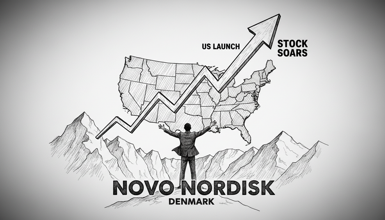 Denmark's Novo Nordisk Stock Soars on US Launch