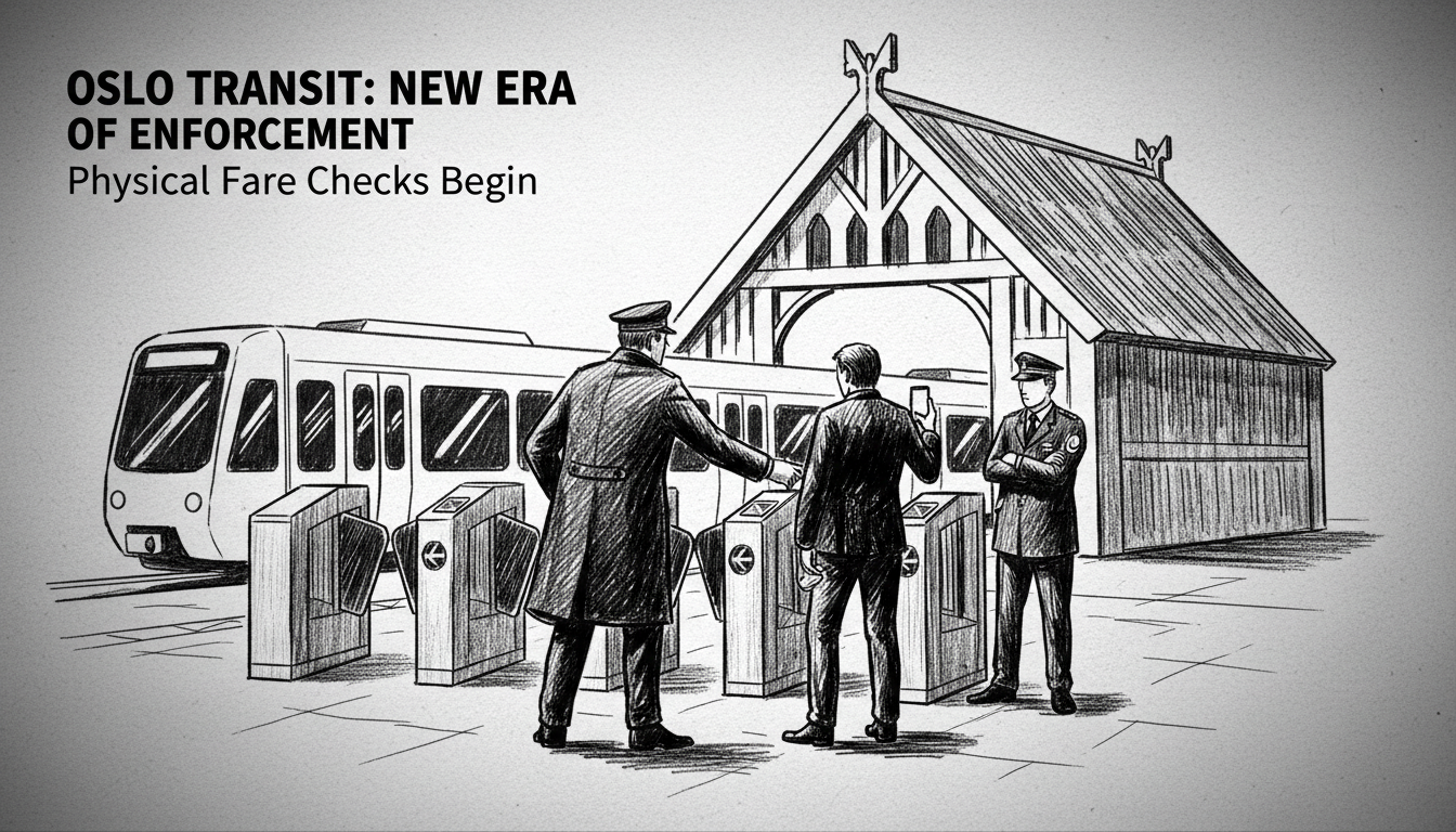 Oslo Transit Authority Implements Physical Fare Enforcement