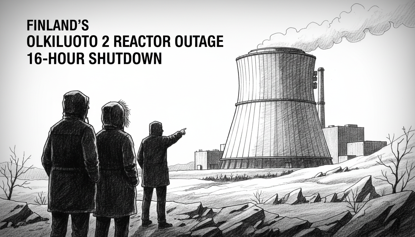Finland's Olkiluoto 2 Reactor Outage: 16-Hour Shutdown