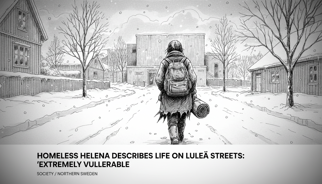Homeless Helena Describes Life on Luleå Streets: 'Extremely Vulnerable'