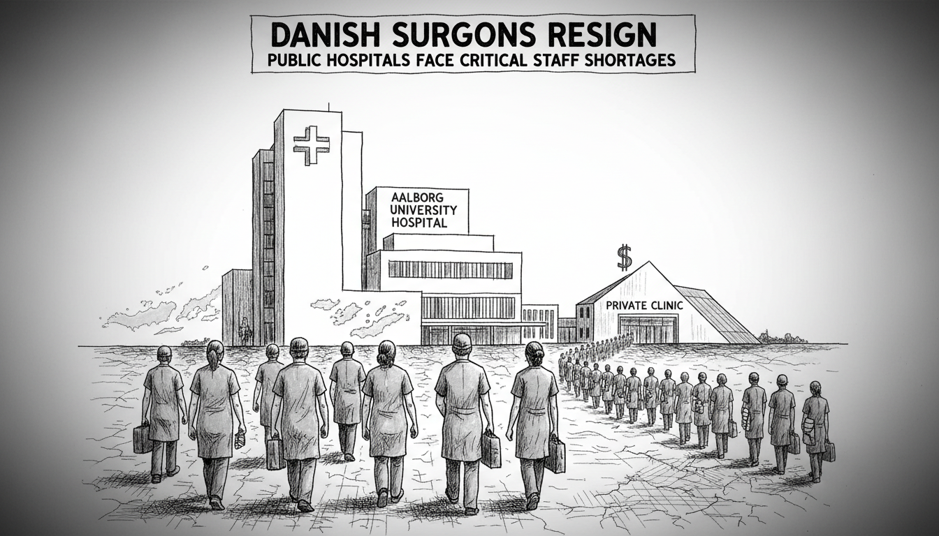 Danish Surgeons Resign as Public Hospitals Face Critical Staff Shortages