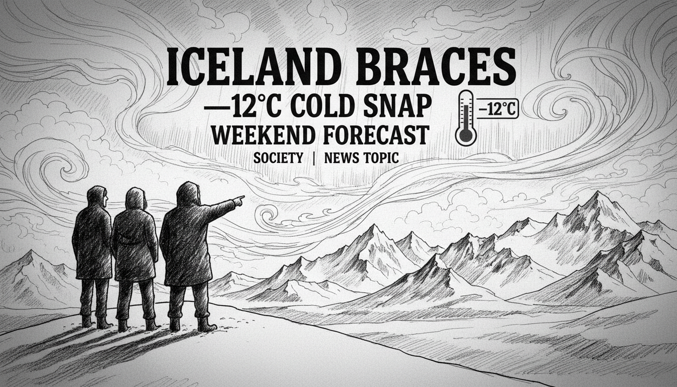 Iceland Braces for -12°C Cold Snap: Weekend Forecast