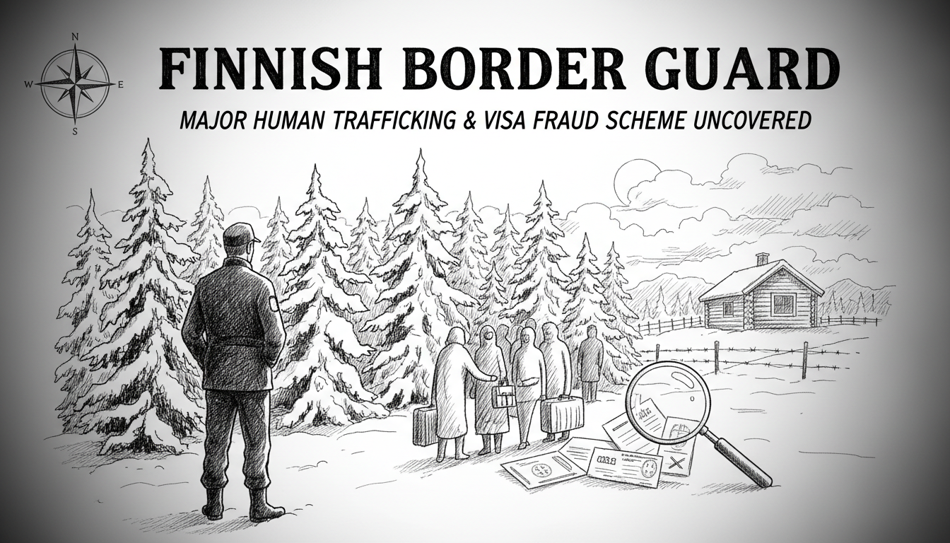 Finnish Border Guard Investigates Major Human Trafficking and Visa Fraud Scheme