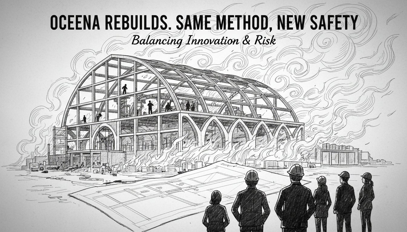 Oceana Water Park Rebuilds Using Same Construction Method That Caused Fire