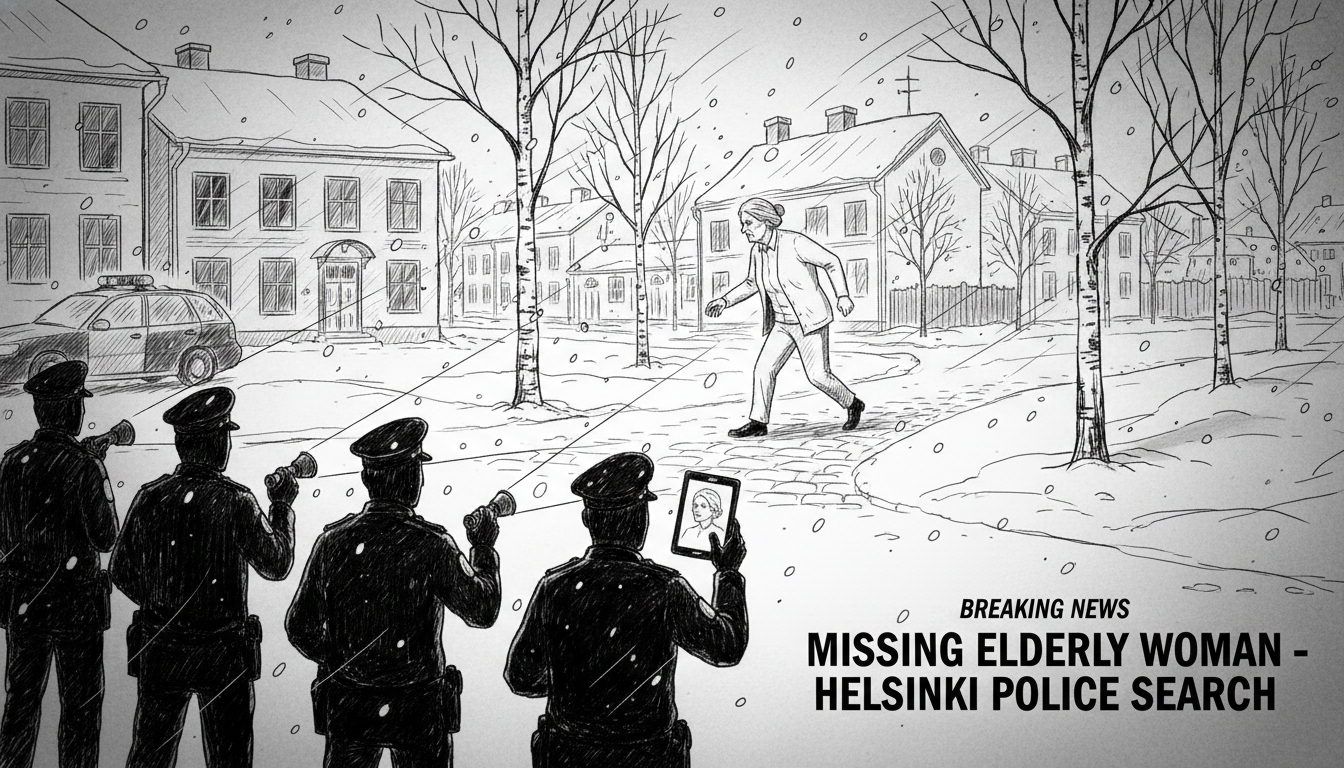 Police Search for Missing Elderly Woman in Helsinki District