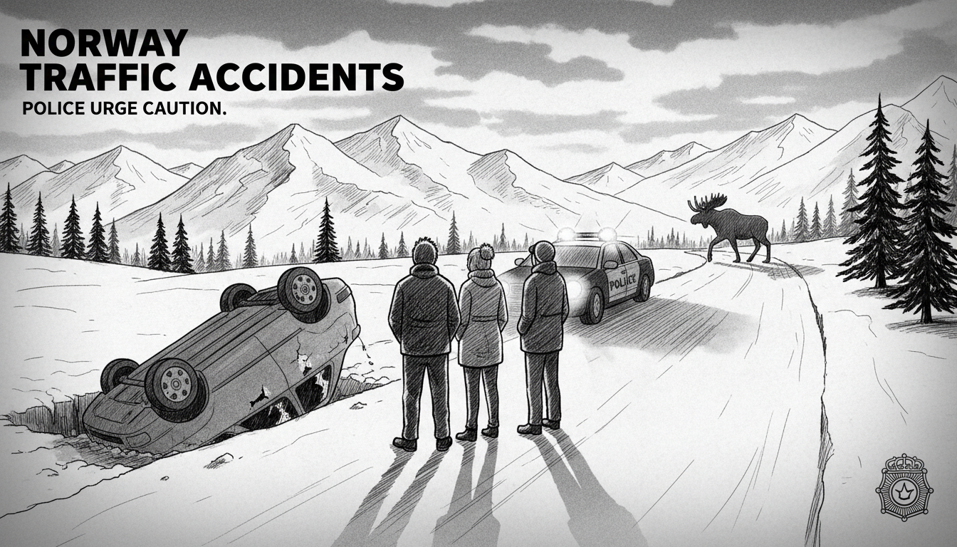 Norway Traffic Accidents: Police Urge Caution