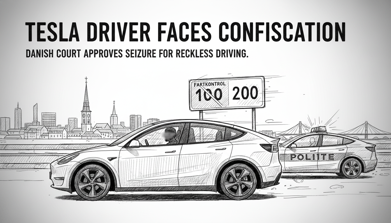 Test Drive Tesla Driver Faces Reckless Driving Charges and Potential Confiscation