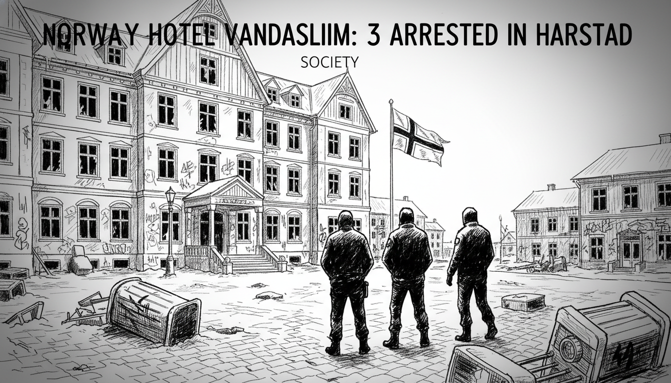 Norway Hotel Vandalism: 3 Arrested in Harstad