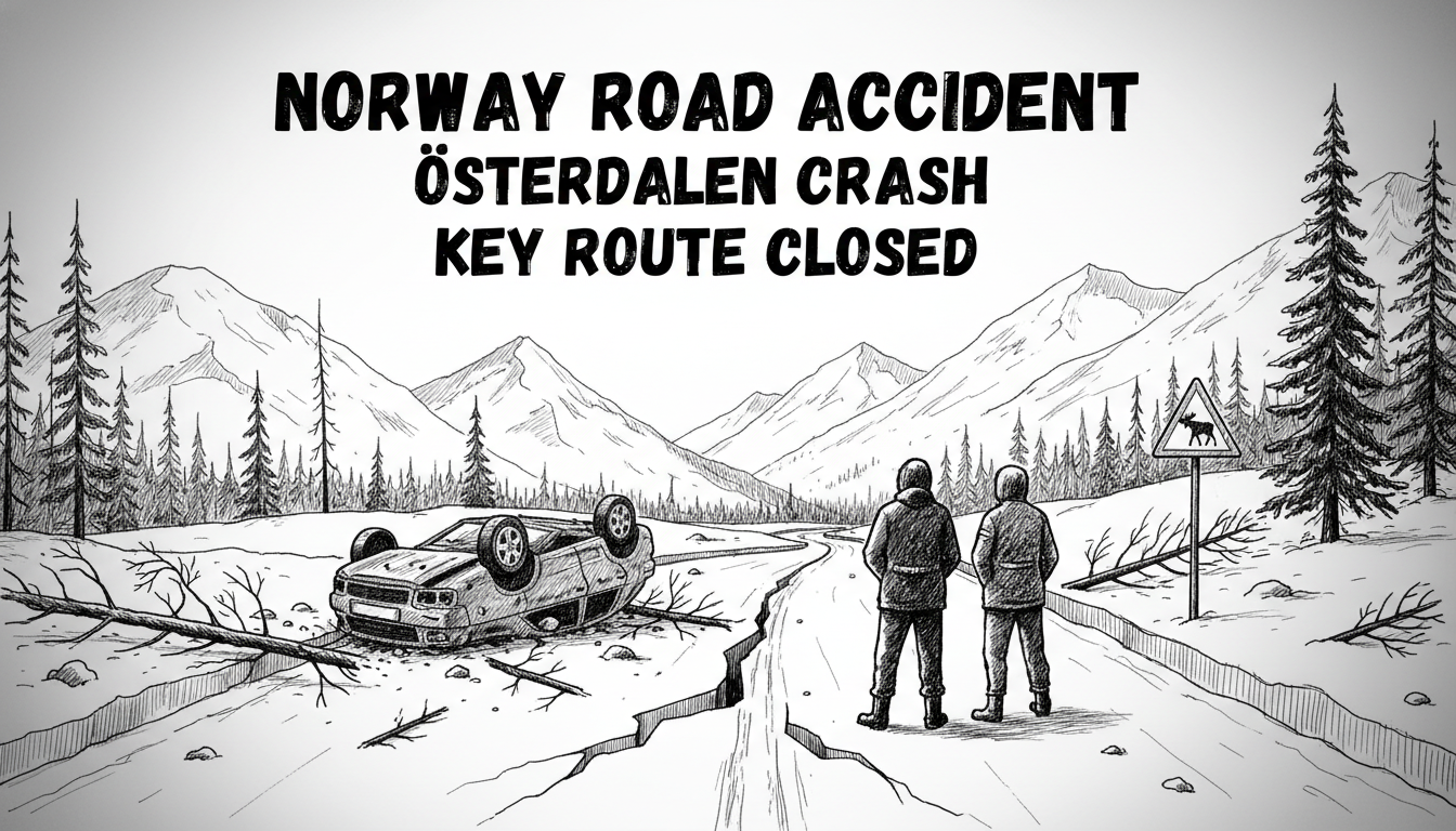 Norway Road Accident: Østerdalen Crash Closes Key Route