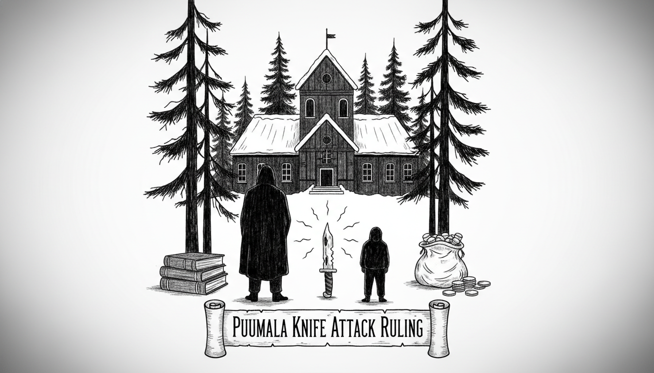 Finnish Court Upholds Conviction in Puumala Knife Attack, Increases Compensation