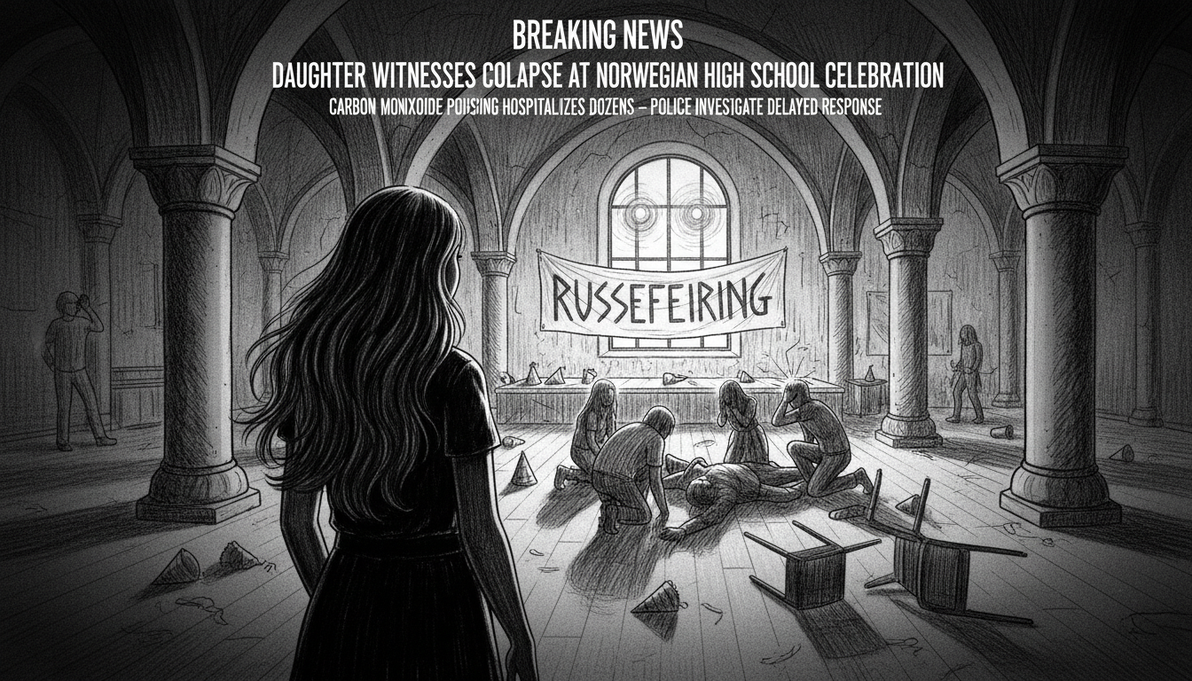 Daughter Witnessed Partygoer Collapse at Norwegian High School Celebration