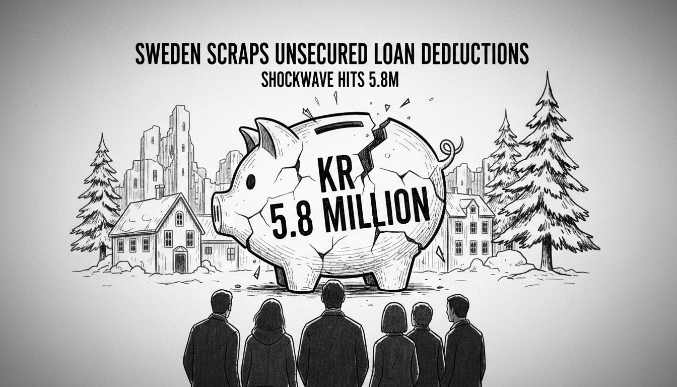 Sweden Scraps Unsecured Loan Deductions: 5.8M Face Shock