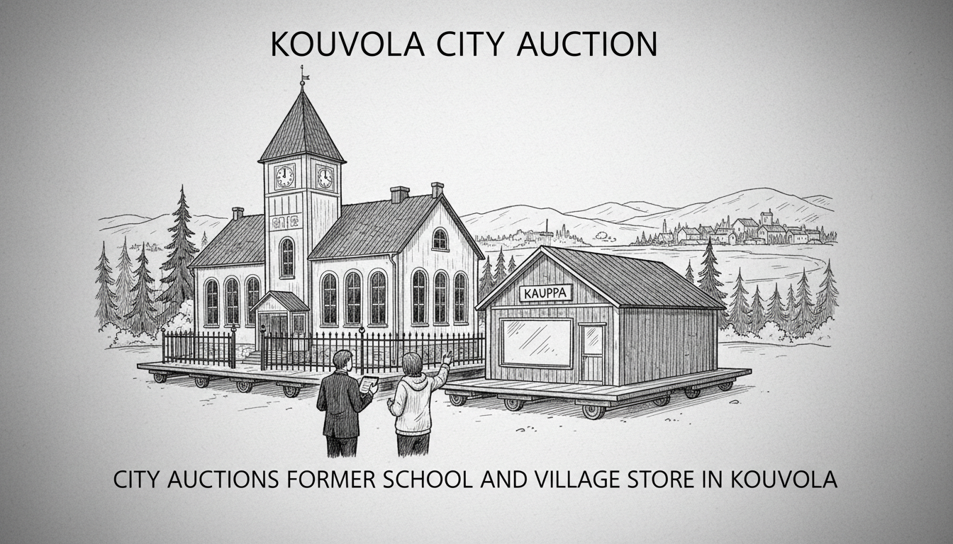 City Auctions Former School and Village Store in Kouvola