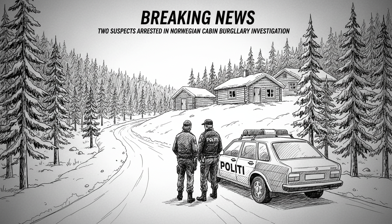 Two Suspects Arrested in Norwegian Cabin Burglary Investigation
